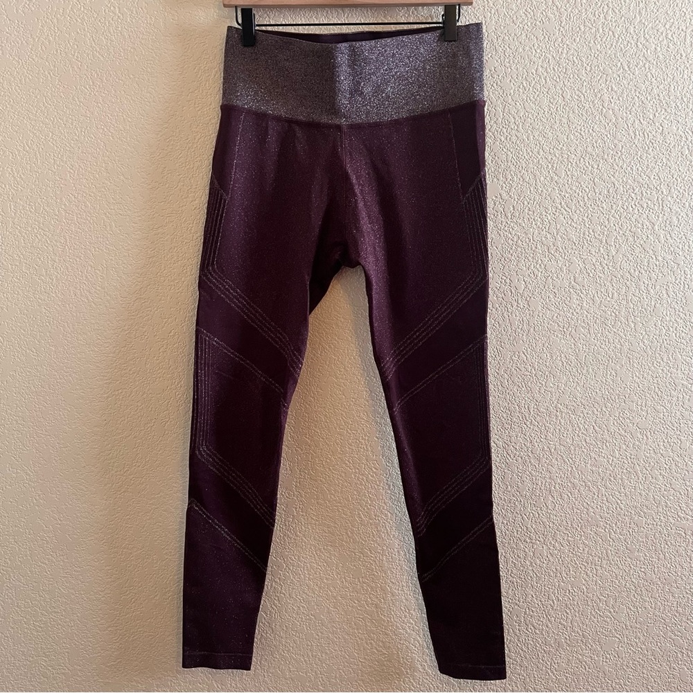 Athleta High Rise Twilight Tight Sparkle Leggings Size Large